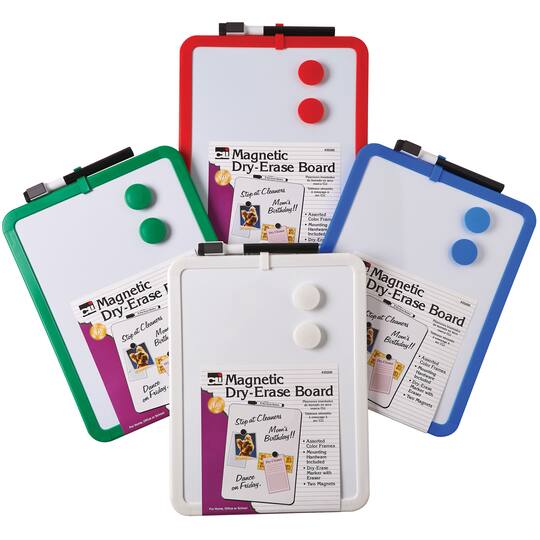 Magnetic Dry Erase Board with Marker & Magnets